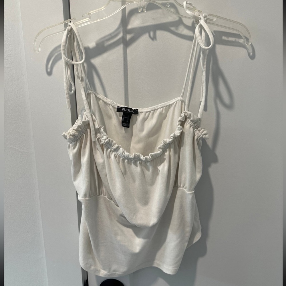 Tie up tank top